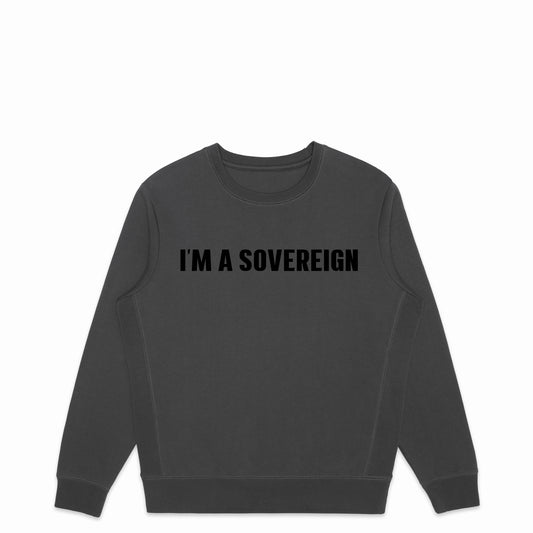Sovereigns Statement 100 % Organic Cotton Crewneck Sweaters